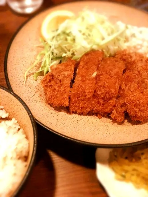 チキンカツ定食。|TMさん