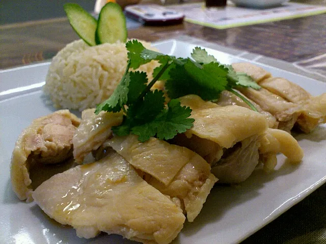 Snapdishの料理写真:Singaporian Chicken rice|しらとりなおきさん