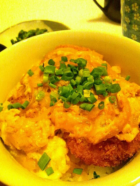 今日のごはんはチキンカツ丼|松本美幸さん