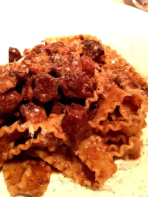 wild boar pasta|lauren shannonさん