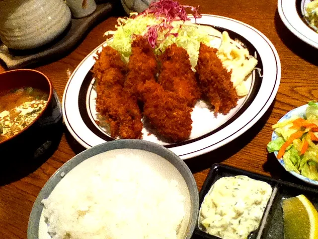 カキフライ定食|mieさん