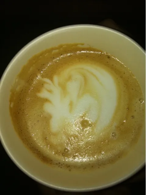 The first Cafè Latte I made|じょじょさん