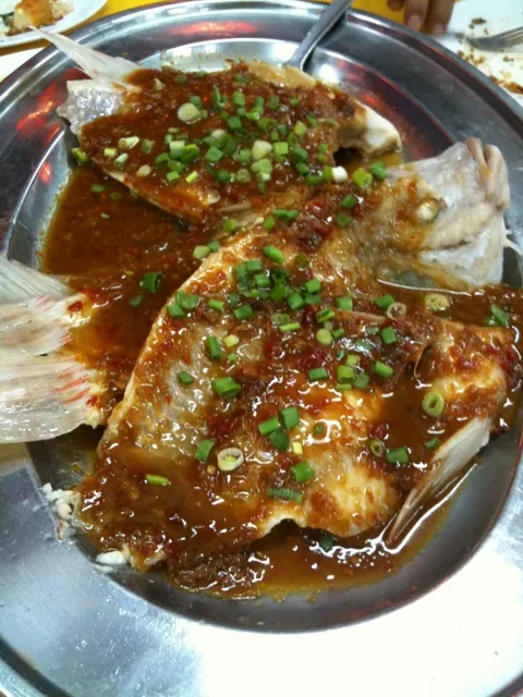 Steamed Fish in Tauchu Sauce|Shiroi Yukiさん