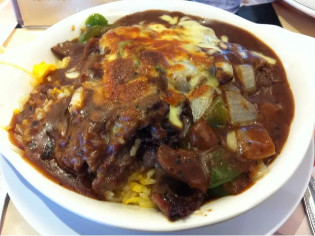 baked rice with black pepper beef|Neve Leungさん