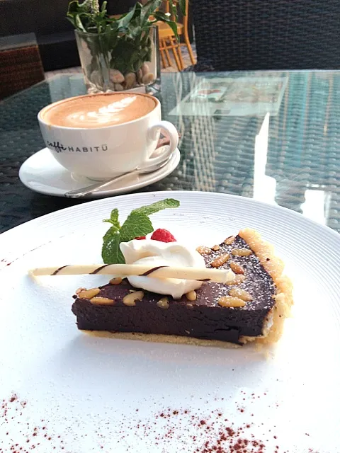 choco pine nuts tart|mmさん