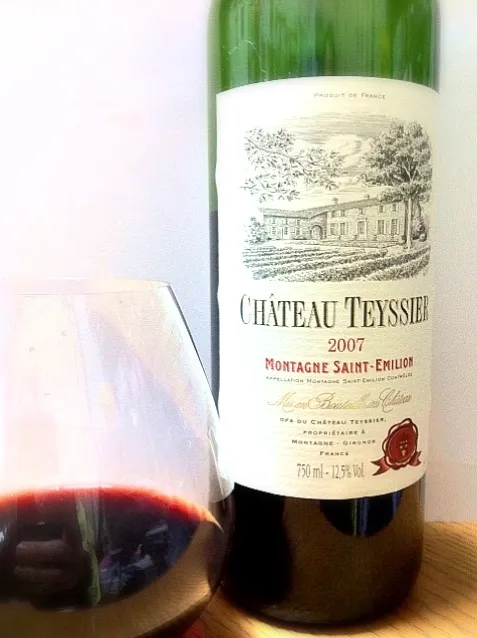 Chateau Teyssierシャトー・テシエ 2007 750ml(モンターニュ・サンテミリオン。頂き物。|土屋幸治さん