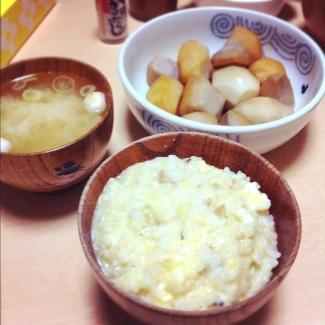 おじやと里芋の煮物|Tomokoさん