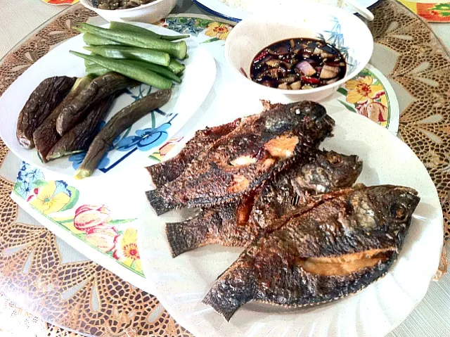 Tilapia with Okra and Talong|Ej Tenorioさん