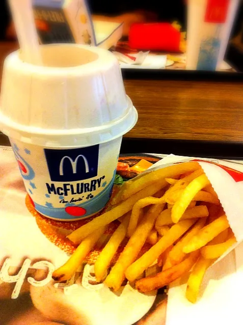 McFlurry and Fries. Perfect combination|Paul Vincentさん