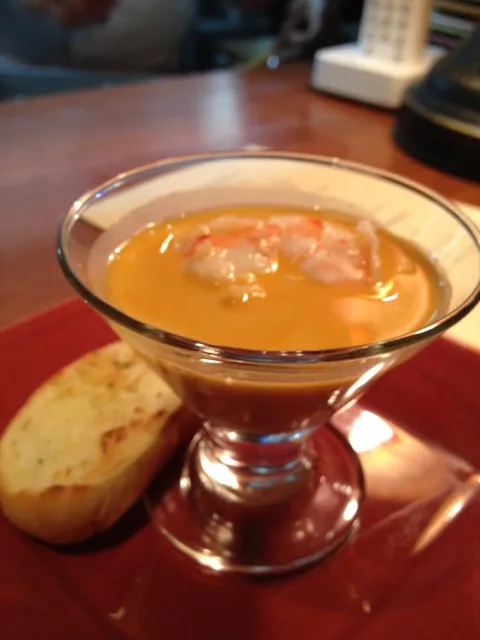 Snapdishの料理写真:amuse bouche shrimp bisque|lauren shannonさん