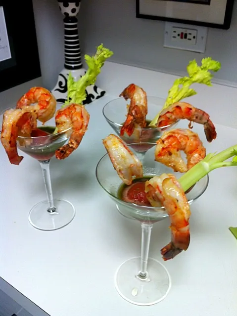 Bloody Mary Sorbet with Spicy Shrimp|Christine pavelkaさん