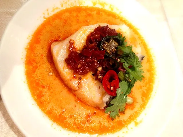 Snapdishの料理写真:Steamed Cod in Preserved Chilli|seikoさん