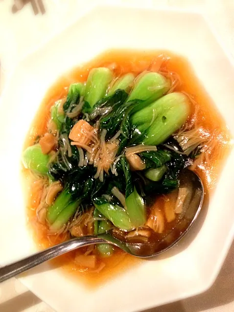 Snapdishの料理写真:Braised Seasonal Vegetable in Dried Scallop Sauce|seikoさん