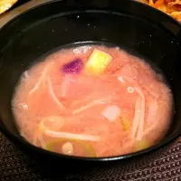 Snapdishの料理写真:パープルスイートロードのお味噌汁|naokoさん