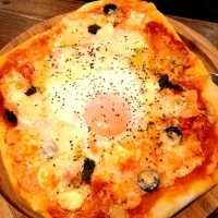 Today's Pizza サーモン&EGG|飯田 誠一さん