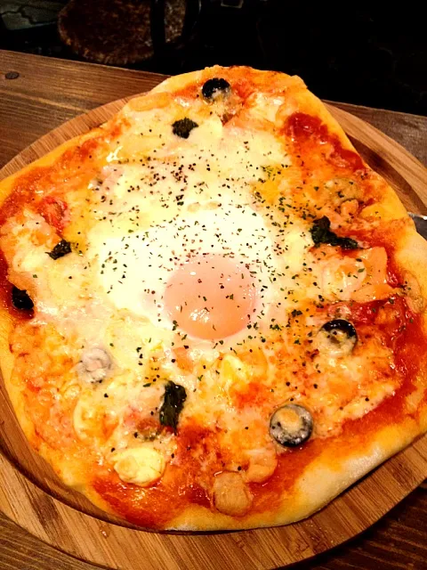 Today's Pizza サーモン&EGG|飯田 誠一さん