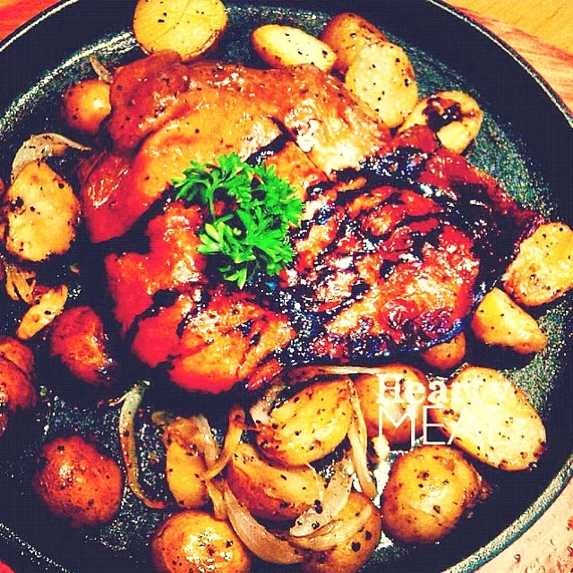 Chicken Cutlet with Baby Potatoes|Jessica S.さん