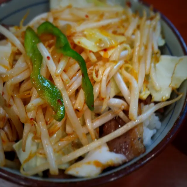 野菜たっぷ焼き牛丼|ましゃさん