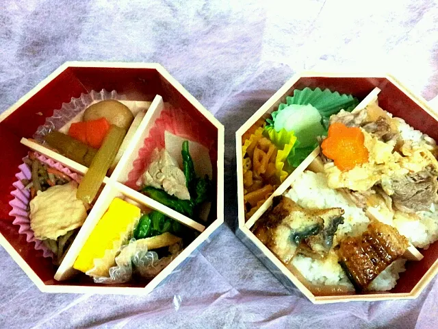 Snapdishの料理写真:東京スカイツリー弁当(Tokyo sky tree lunch box)|Junko Degawaさん