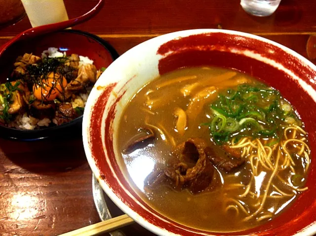 徳島ラーメン＋焼豚丼|YuKiさん