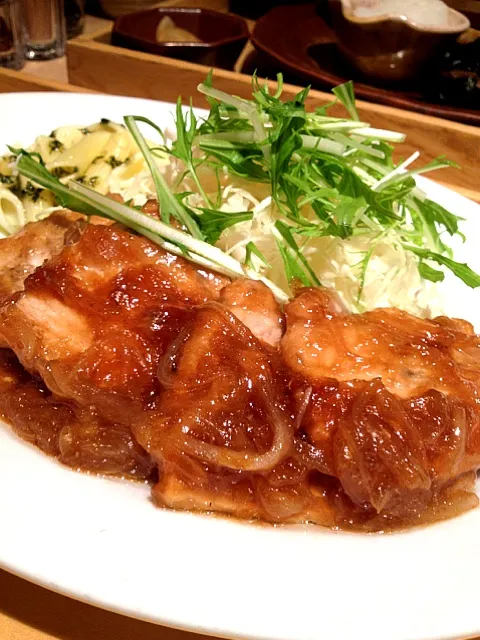 Snapdishの料理写真:大戸屋 生姜焼き定食|まちょさん