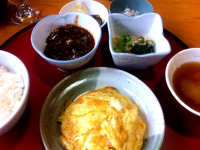 小鉢セット 海老とチーズ入りふんわり玉子が美味しかった|naoko shimoshimbaraさん