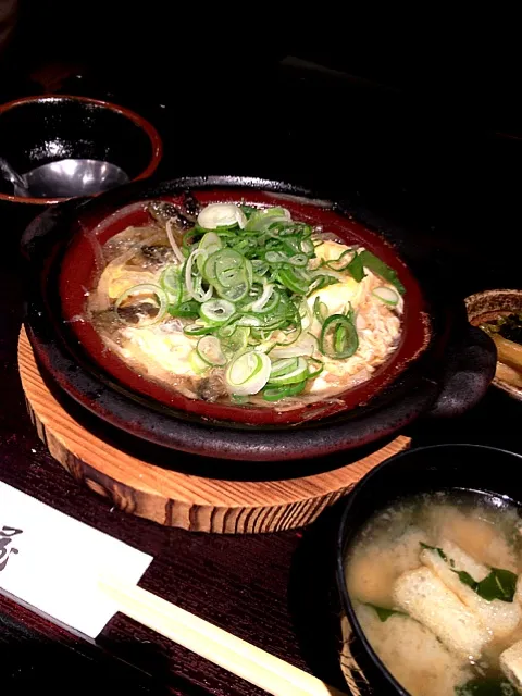 揚げどじょうの柳川鍋定食|くぽさん