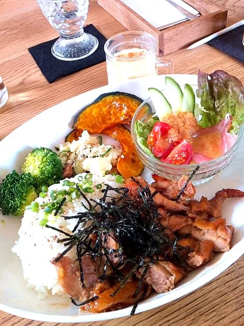 ご飯プレート〈照り焼きチキン〉|あやきちさん