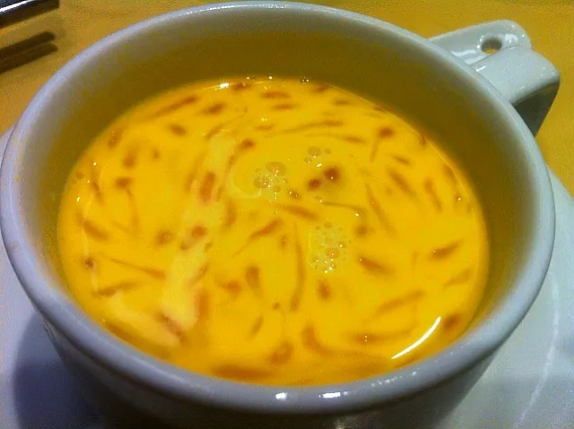 chilled mango cream with sago & pomelo|skyblueさん