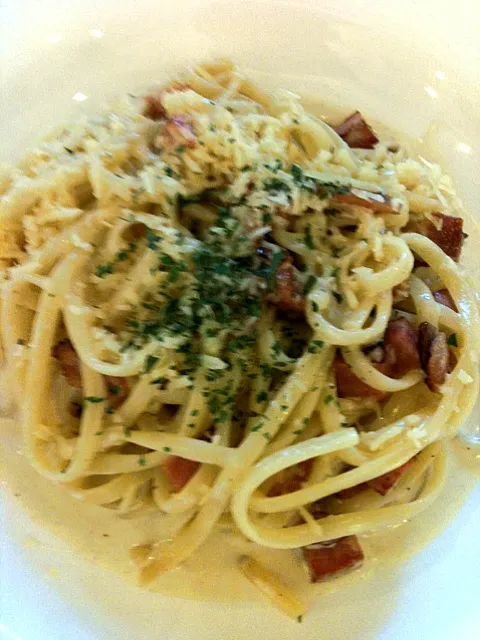 Bacon and Ham Pasta|starspeedさん