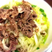 ラム肉白菜いため香菜ラーメン|ひろこさん