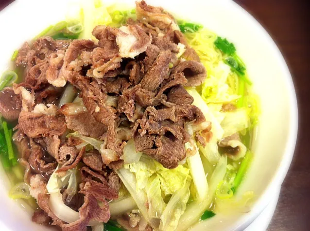 ラム肉白菜いため香菜ラーメン|ひろこさん