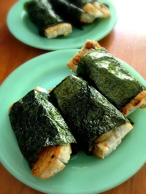 豆餅の磯部焼き|NYKさん