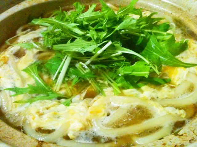 牛しゃぶのスープでうどん🍲|純さん