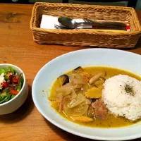 カフェのグリーンカレー|kumianninさん