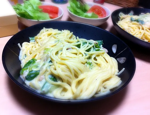 レタスのクリームパスタ|Tomokoさん