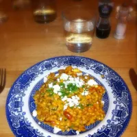 Snapdishの料理写真:barley risotto with lemon and feta cheese|isabel alderson blenchさん