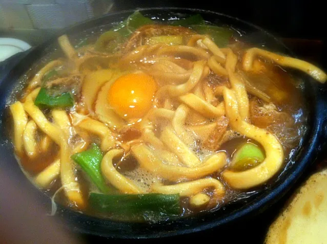 本日のランチ。味噌煮込みうどん。|JTKさん