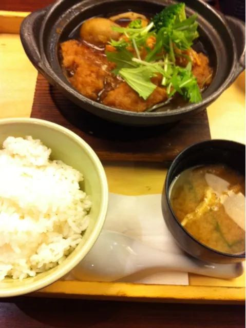 鶏のかあさん煮定食|tkさん