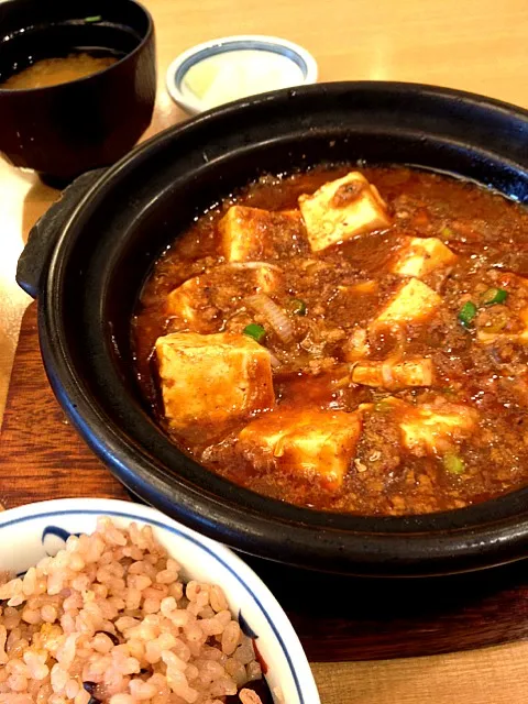 四川麻婆豆腐定食|tさん