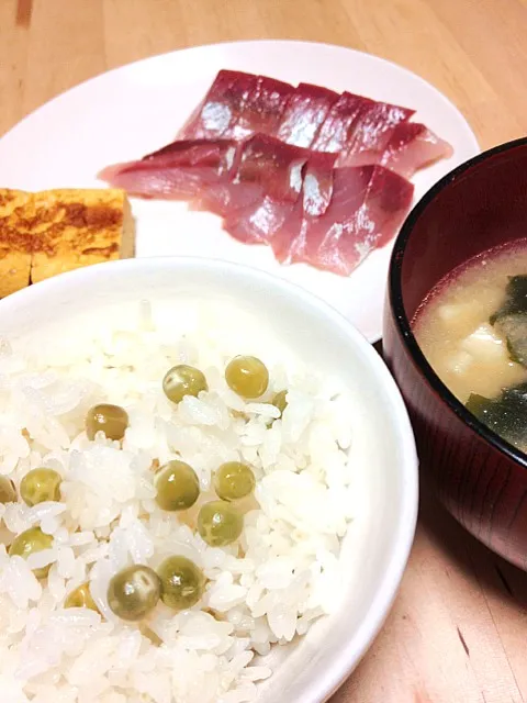 Snapdishの料理写真:0328晩 豆ごはん|myuさん