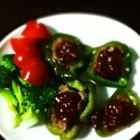 meat in green pepper|Karen Tanakaさん