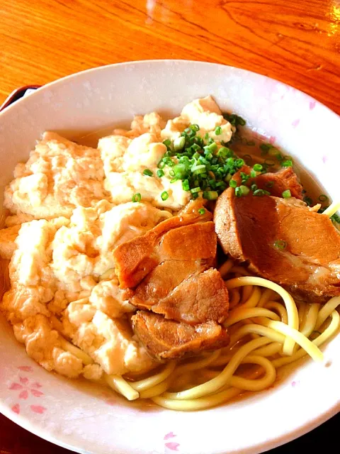 Snapdishの料理写真:湯し豆腐そば|デッコさん