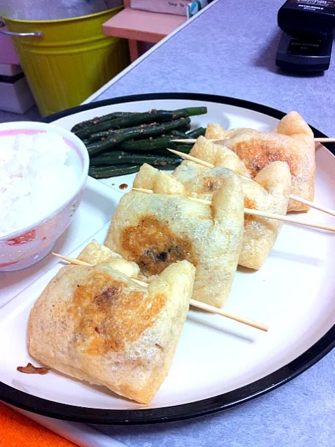 昨日の麻婆春雨をあげさんにいれてから焼きしてみた！クックパッドさんにのってたよ(`･ω･´)美味しい！|文さん