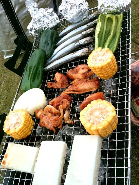 もんぶーさんとBBQ|鈴木ちひろさん