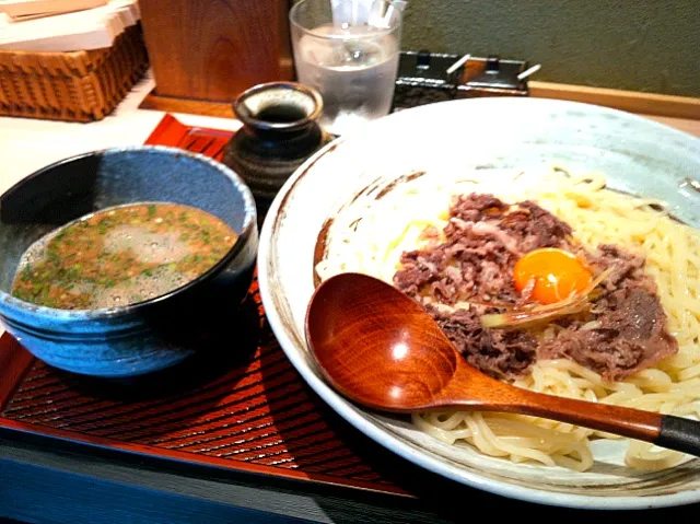 Snapdishの料理写真:牛肉つけ麺 中|yoooochanさん