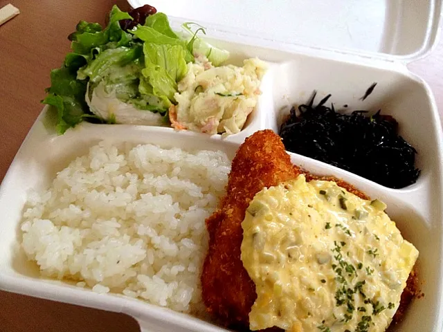 Chicken cutlet lunch box|chan mitsuさん