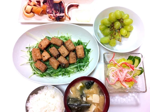 家にあるもので夜ご飯|みーちゃんさん