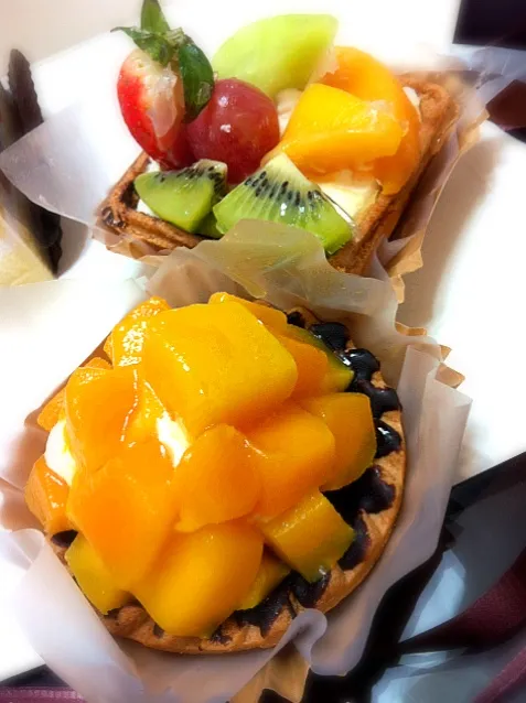 Mango Tart & Fruit Tart|PeonyYanさん