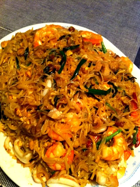 fried prawn noodle|mikko tanさん